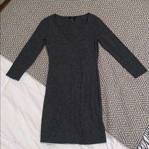 Quarter sleeve mini dress